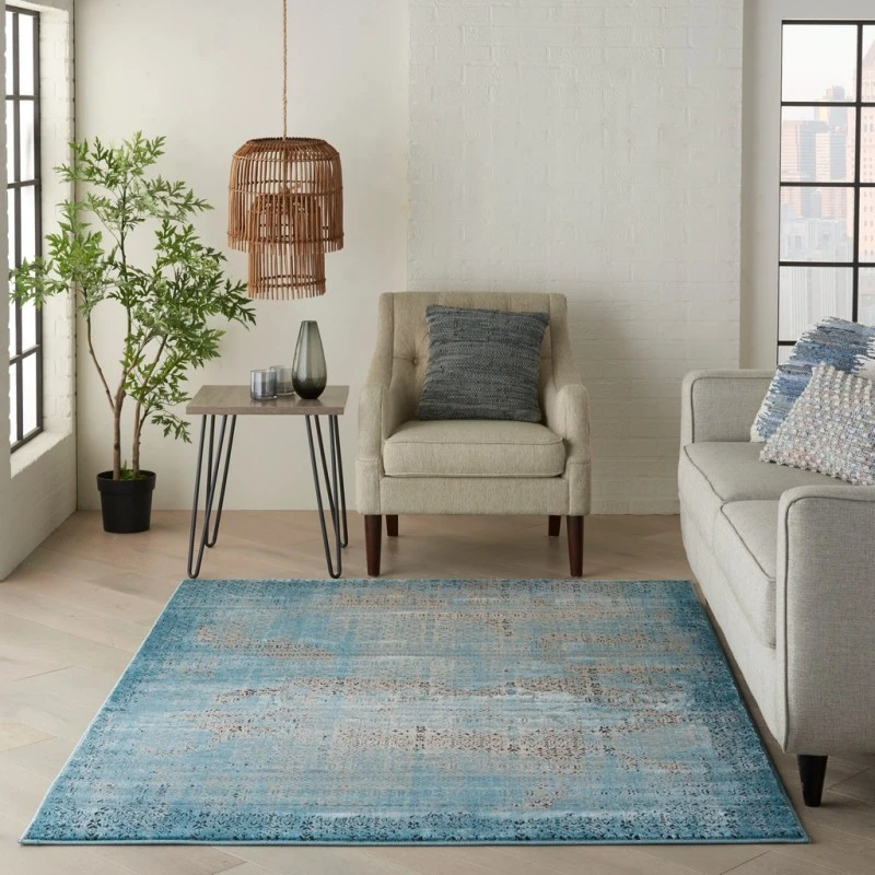 Nourison Karma Area Rug KRM01-Blue