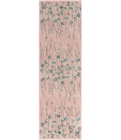 Nourison Home Tranquil TRA04 Pink 2 ft. 3 in. X 7 ft. 3 in. Area Rug