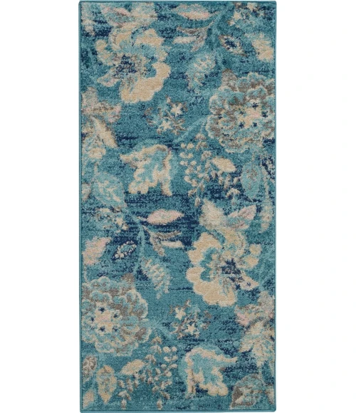 Nourison Tranquil Area Rug TRA02-Turquoise