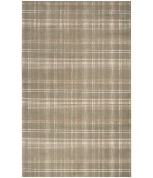 Nourison Grafix Olive GRF03 3 ft. 9 in. X 5 ft. 9 in. Rectangle Rug