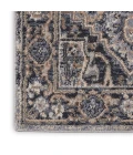 kathy ireland Home Moroccan Celebration Runner Area Rug KI381-Navy