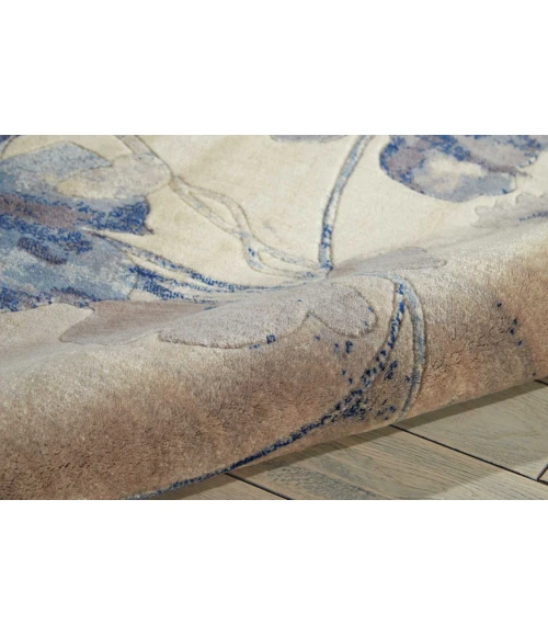 Nourison Somerset Area Rug ST18-Ivory/Blue