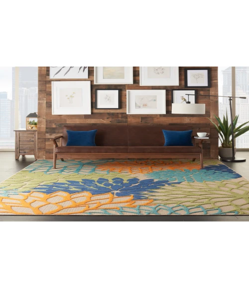 Nourison Aloha Multicolor ALH05 7 ft. 10 in. X 10 ft. 6 in. Rectangle Rug