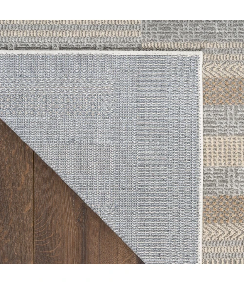 Nourison Home Nordic Grey Multicolor NRC11 4 ft. X 6 ft. Rectangle Rug