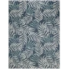 Nourison Home Garden Oasis GOA01 Navy 10 ft. X 14 ft. Area Rug
