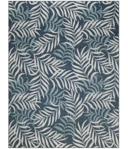 Nourison Home Garden Oasis GOA01 Navy 10 ft. X 14 ft. Area Rug