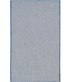 Nourison Home Courtyard COU01 Ivory Blue 2 ft. X 6 ft. Area Rug