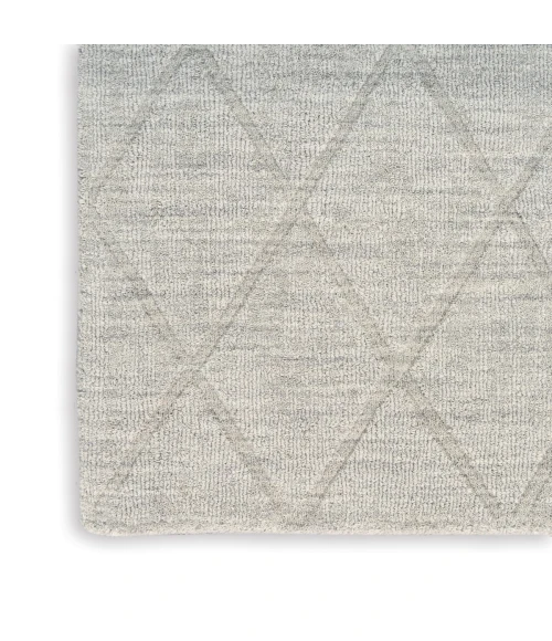 Nourison Wool Haven Grey WOH01 7 ft. 9 in. X 9 ft. 9 in. Rect. Rug