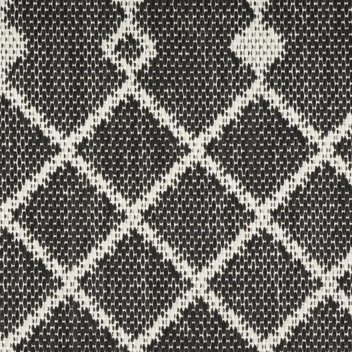 Nourison Positano Black POS02 10ft. Round Rug