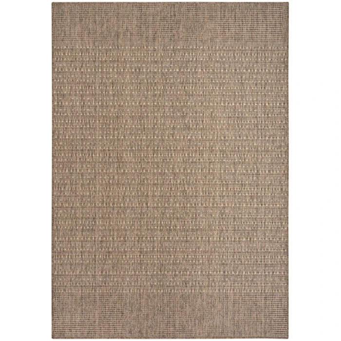 Nourison Tulum Brown TLM01 4 ft. X 6 ft. Rect. Rug