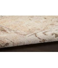 Nourison Astra Machine Washable Beige ASW11 5 ft. 3 in. X 7 ft. Rectangle Rug