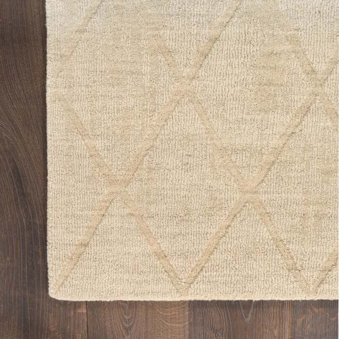Nourison Wool Haven Beige WOH01 7 ft. 9 in. X 9 ft. 9 in. Rect. Rug
