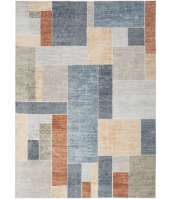 Nourison Home Astra Machine Washable ASW09 Multicolor 5 ft. 3 in. X 7 ft. Area Rug