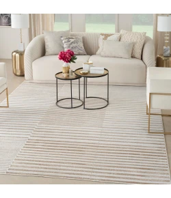 Nourison Home Splash BSK04 Beige Silver 7 ft. 10 in. X 9 ft. 10 in. Area Rug