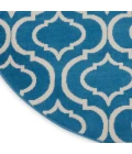 Nourison Jubilant Round Area Rug JUB19-Blue