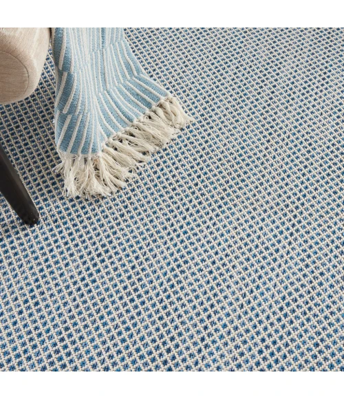 Nourison Courtyard Area Rug COU01-Ivory Blue