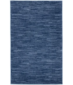 Nourison Home Nourison Essentials NRE01 Navy Blue 8 ft. X 10 ft. Area Rug