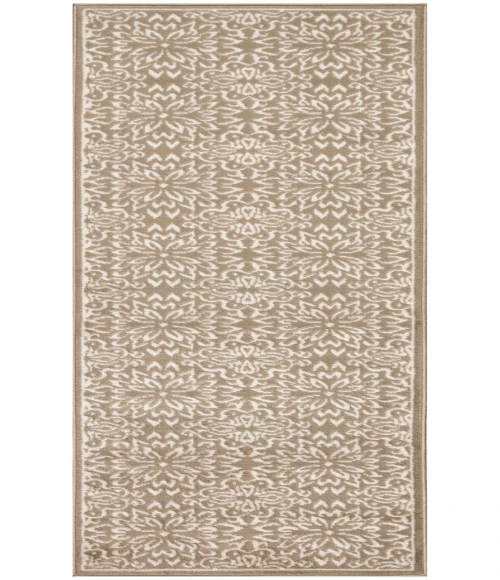 Nourison Jubilant Taupe JUB06 2 ft. 3 in. X 7 ft. 3 in. Rectangle Rug