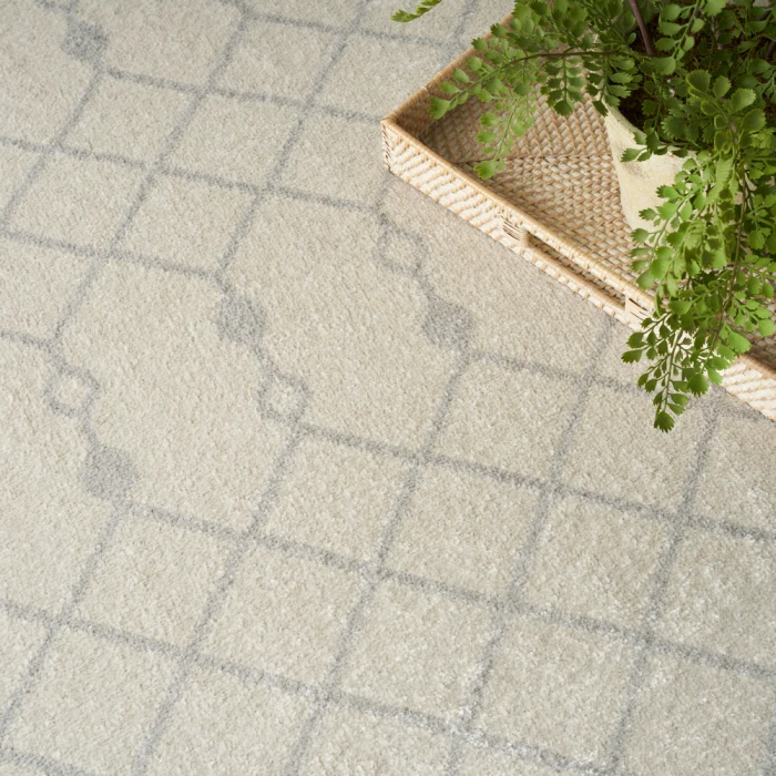 Nourison Astra Machine Washable Area Rug ASW10 Ivory