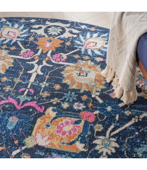 Nourison Passion Area Rug PSN01 Navy