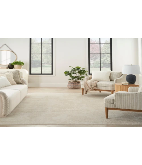 Nourison Serenity Home Ivory SRH06 7 ft. 10 in. X 9 ft. 10 in. Rectangle Rug