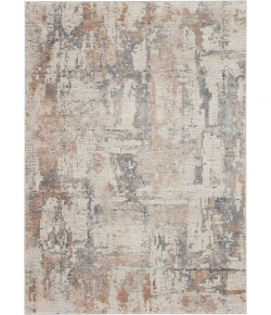 Nourison Home Rustic Textures RUS06 Beige Grey 6 ft. X 9 ft. Area Rug
