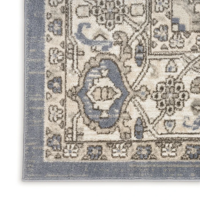 Nourison Quarry Blue QUA05 8 ft. X 10 ft. Rect. Rug