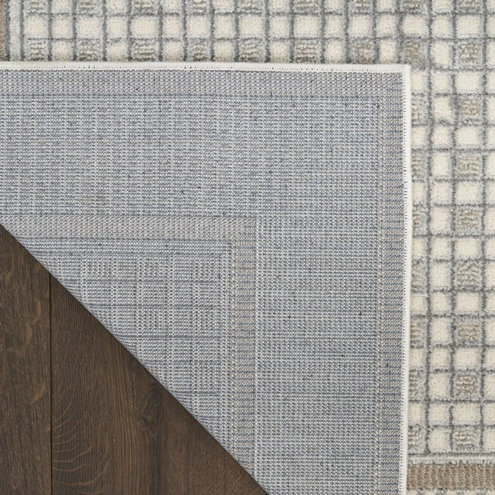 Nourison Nordic Ivory Grey NRC03 10ft. x 14ft. Rect. Rug