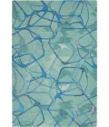 Nourison Symmetry Area Rug SMM05-Aqua Blue