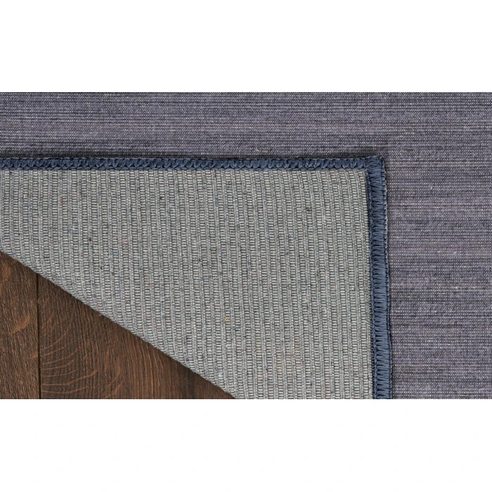 Nourison Washable Essentials Navy WAE01 7 ft. 10 in. X 9 ft. 10 in. Rectangle Rug