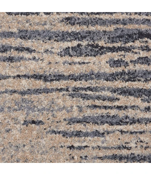 kathy ireland Home Moroccan Celebration Runner Area Rug KI387-Blue/Beige