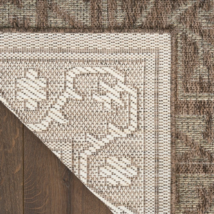Nourison Tulum Brown TLM05 6 ft. X 9 ft. Rect. Rug