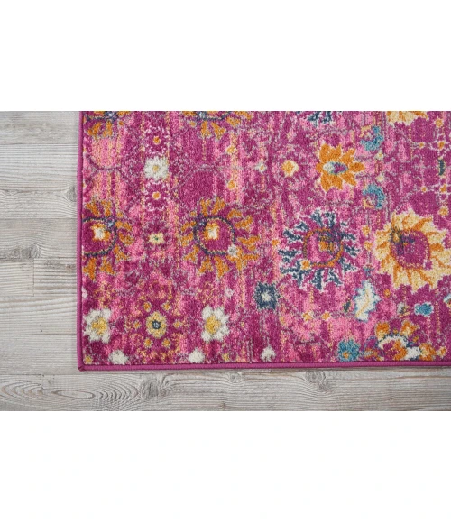 Nourison Passion Runner Area Rug PSN01-Fuchsia