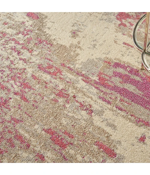 Nourison Celestial Area Rug CES02-Ivory/Pink