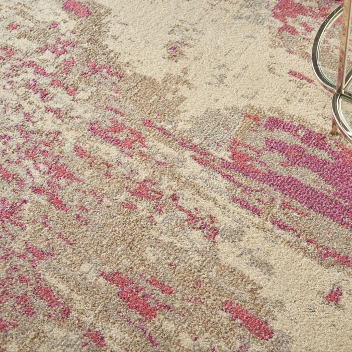 Nourison Celestial Area Rug CES02-Ivory/Pink