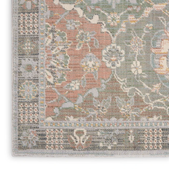 Nourison Parisa Area Rug PSA05 Grey/Multi 8'6" x 11'6"