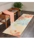 Nourison Home & Garden Ivory RS022 2ft.3in. x 8ft. Rect. Rug