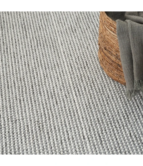 Nourison Natural Texture Ivory Grey NTX01 8 ft. X 10 ft. Rect. Rug