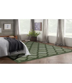 Nourison Home Easy Care NES01 Green 8 ft. X 10 ft. Area Rug