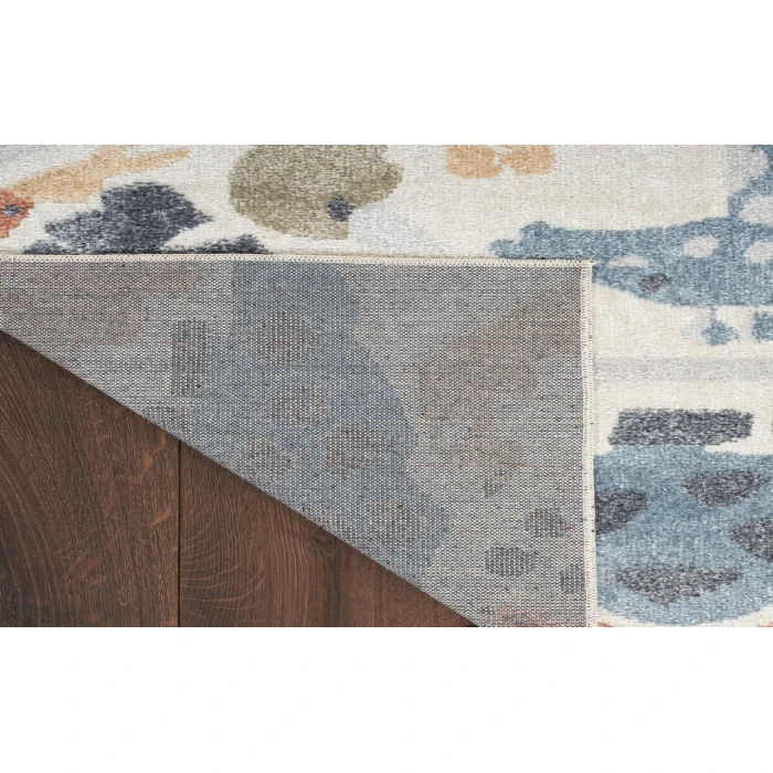 Nourison Astra Machine Washable Ivory ASW01 2 ft. 2 in. X 8 ft. Rectangle Rug