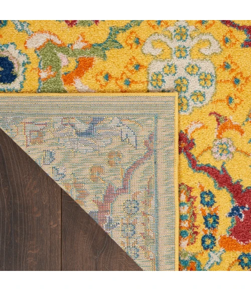 Nourison Allur Area Rug ALR03 Yellow Multicolor