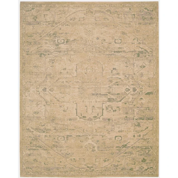 Nourison Silk Elements Area Rug SKE14-Sand