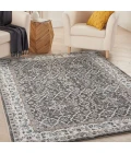 Kathy Ireland American Manor Area Rug AMR01 Grey/Ivory 3'11" x 5'11"