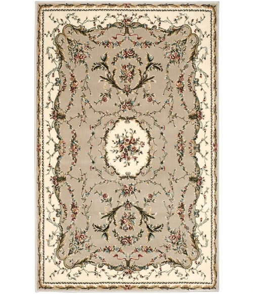 Nourison Home Bordeaux Beige BOR01 3ft.9in. x 5ft.9in. Rect. Rug