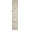 Nourison Home Grafix GRF37 Ivory/Grey 2 ft. 3 in. X 10 ft. Area Rug