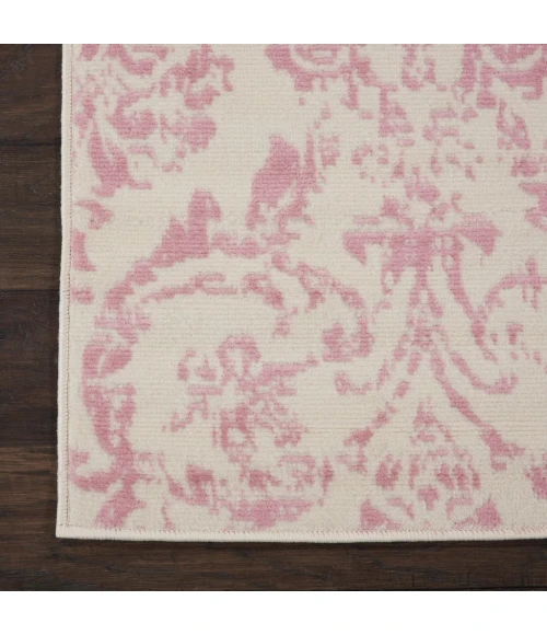 Nourison Jubilant Runner Area Rug JUB09-Ivory/Pink