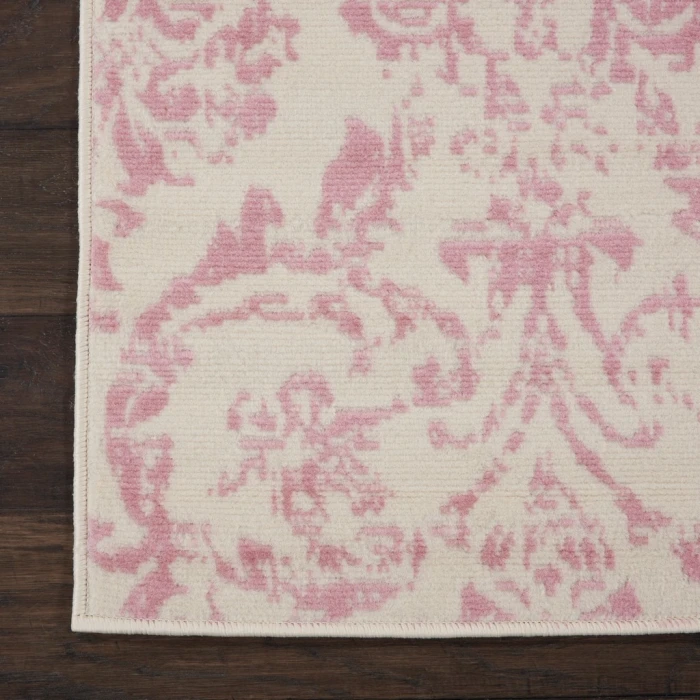 Nourison Jubilant Runner Area Rug JUB09-Ivory/Pink