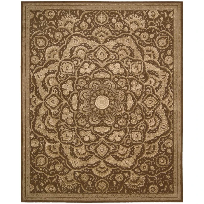 Nourison Home Regal Brown REG02 5ft.6in. x 8ft.6in. Rect. Rug