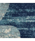 Nourison Tranquil Runner Area Rug TRA01-Navy/Light Blue