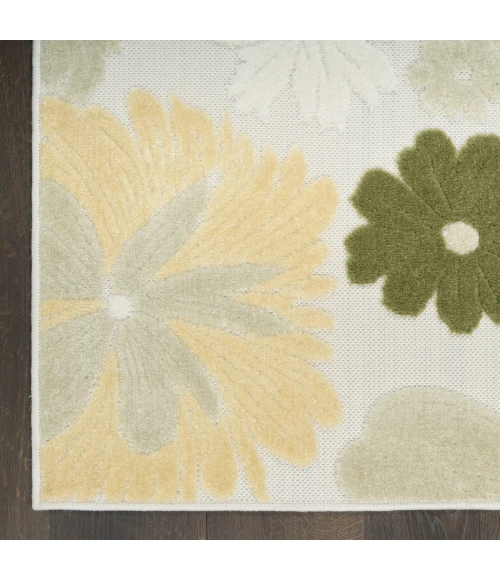 Nourison Aloha Ivory Green ALH42 9 ft. X 12 ft. Rect. Rug